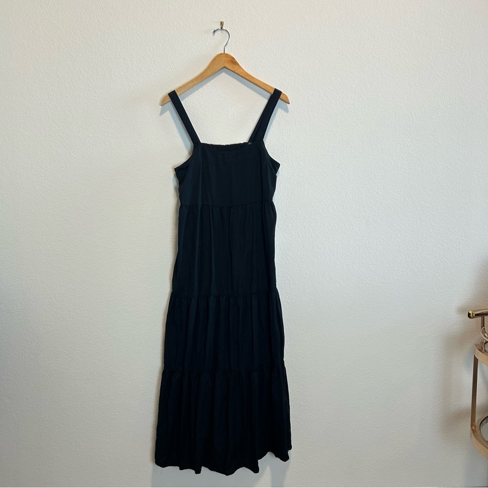 The Drop Black Maxi Dress